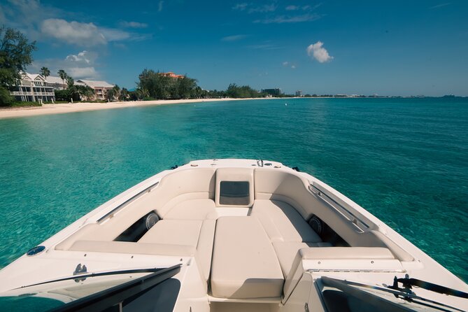 Aquaholic Charters: Private 1.5 - 4Hrs Cayman Luxury Adventure - Meeting at Scotts Landing, then cruising on a 23ft Boston Whaler