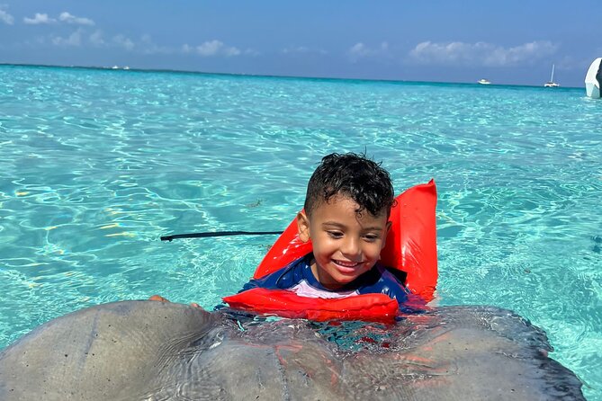 Avoid the crowd book your Private Stingraycity Charter today - Starfish Pointe: beach time where spotting is the main activity
