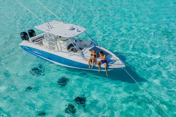 Half-Day Private Stingray City Charter - Grand Cayman - BTC - Stingray City Sandbar: the briefing is part of the magic