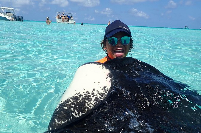 Party Boat Cruise - Stingray City for real: your signature 1-hour stop