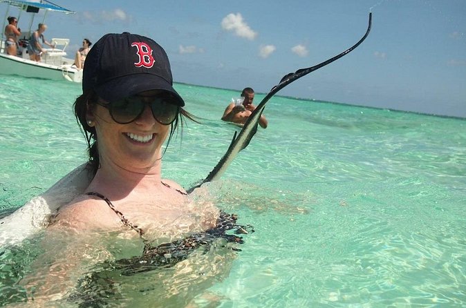 Stingray City Experience Plus Two Snorkeling Stops on Grand Cayman - Stingray City sandbar: what you will do and how the crew helps